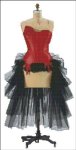 (image for) French Black Tulle Bustier